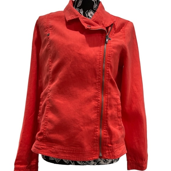 CYNTHIA ROWLEY linen motto jacket - Picture 2 of 8